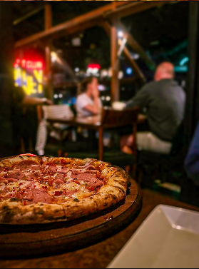 chicken bacon with Naimiris Pizza